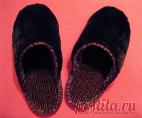 Мастер-класс: домашние тапочки с выкройкой | Шкатулка