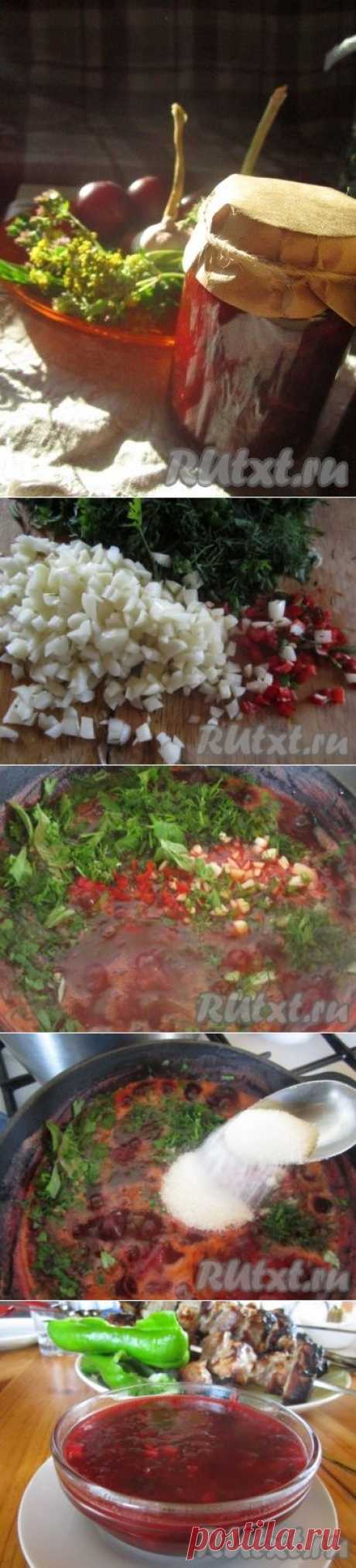 Сливовый соус к мясу. Заготовки на зиму