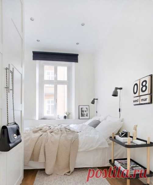 Интерьер маленькой спальни