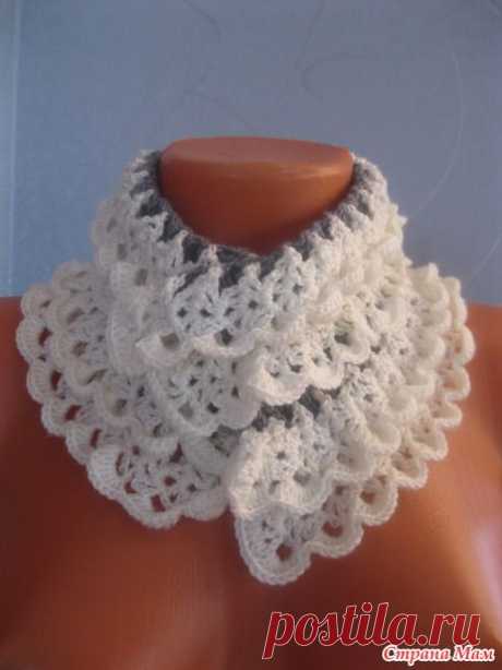 Мечны сбываются или Ажурный воротник-шарфик Austen Lace Muffler - Вязание - Страна Мам