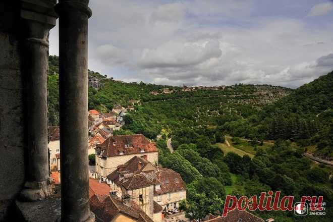 Рокамадур - деревня на уступах скалы. Франция - Путешествуем вместе