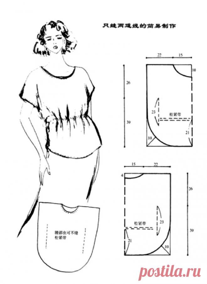 Летняя блузка