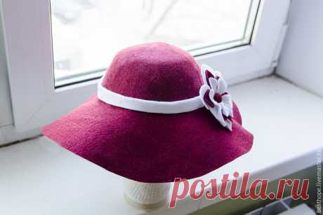 Мастер-класс: шляпка слауч из фетра - Ярмарка Мастеров - ручная работа, handmade