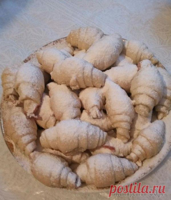 Сливочные рогалики с орехом!! Ну, просто объедение!