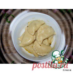 Вареники с капустой и салом "Сочные" - кулинарный рецепт