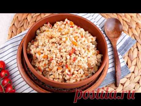 Чудо-каша из перловки с фаршем и овощами! Быстрое блюдо из перловой крупы! Очень вкусно и полезно!
