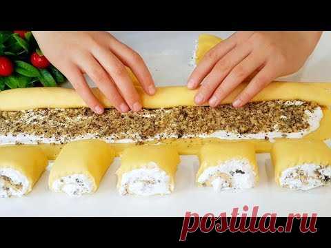 Печенье Просто ЧУДО! Гарантированный Результат /Рулетики с орехами.