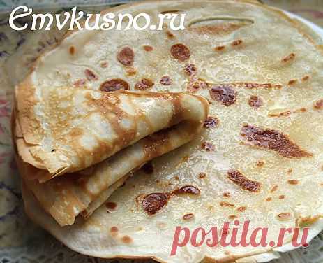 Блины в бутылке.