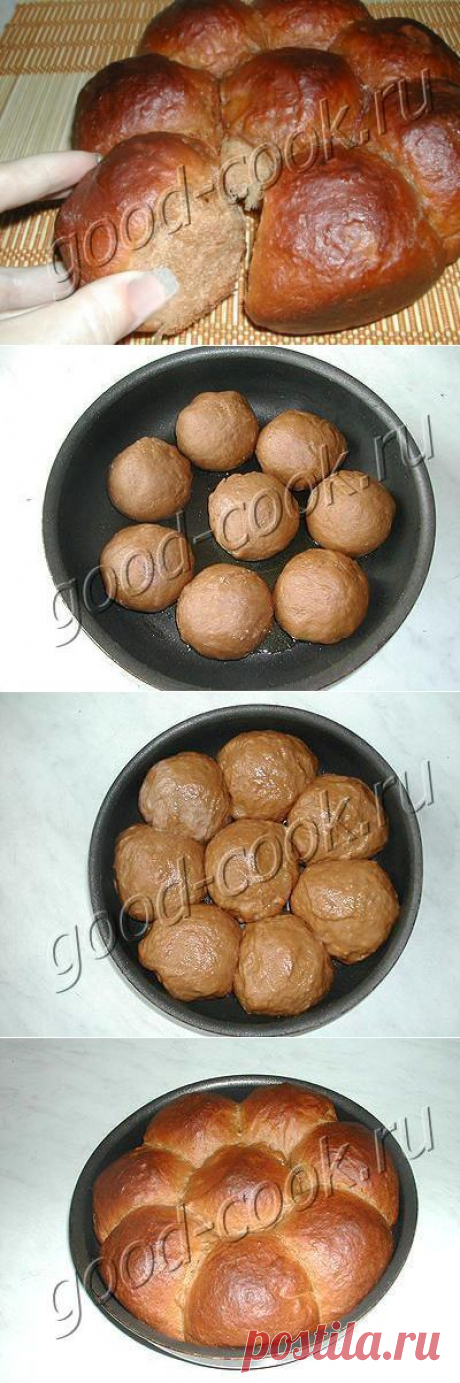 Хорошая кухня - шоколадные булочки. Кулинарная книга рецептов. Салаты, выпечка.