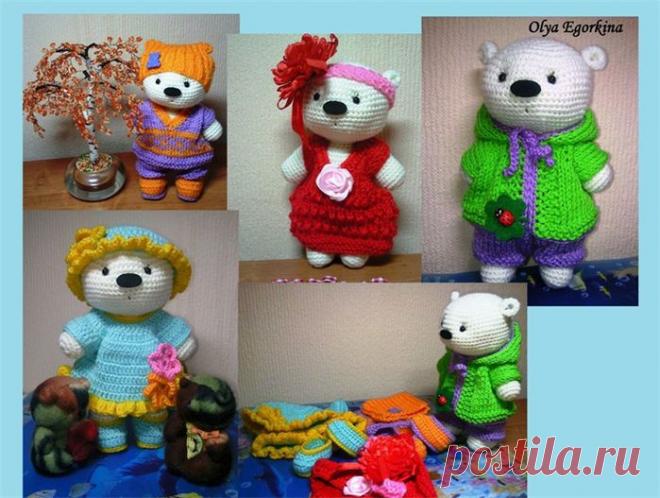 МИШКИ (вязанные) / Вязаные игрушки. Мастер-классы, схемы, описание. / PassionForum - мастер-классы по рукоделию