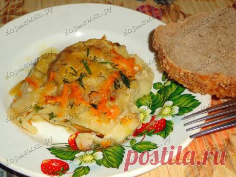 Гнезда из макарон с фаршем в духовке - Кормежка.ру