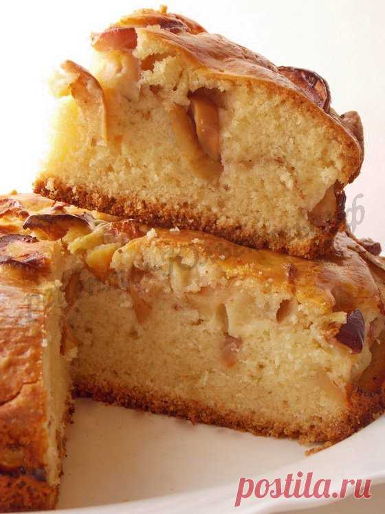 Вкусный яблочный пирог: простой рецепт. Пышный, мягкий, ароматный!
