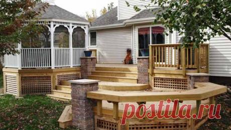 Терраса к дому . Как построить самому?