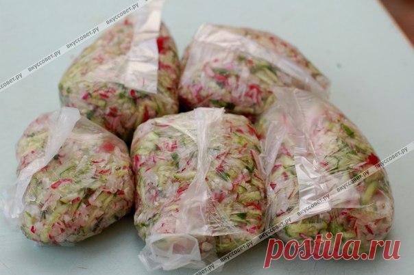 Заготовка для окрошки на зиму / Всё за еду!