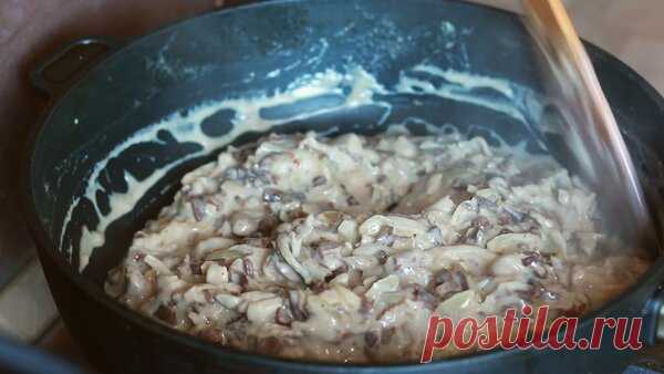 Жюльен в кабачках 🍄 фаршированные кабачки с грибами и курицей