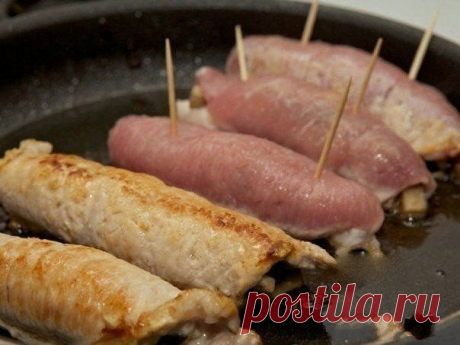 "Рулетики мясные к праздничному столу"