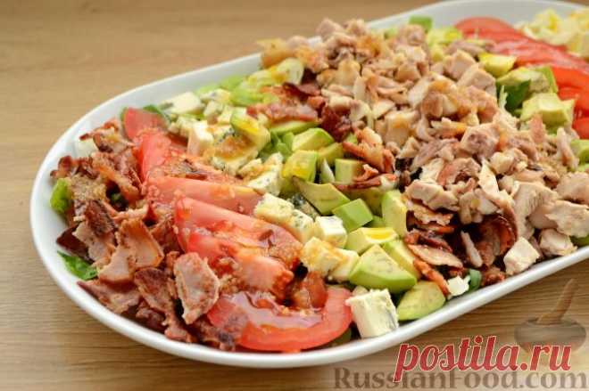 Рецепт: Кобб-салат с курицей на RussianFood.com