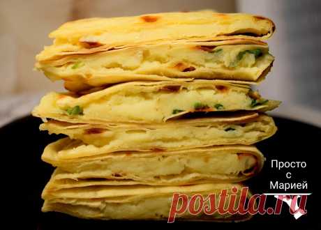 Кыстыбый - татарские лепёшки с картошкой: очень вкусно, а главное, что все продукты доступные | Просто с Марией | Яндекс Дзен