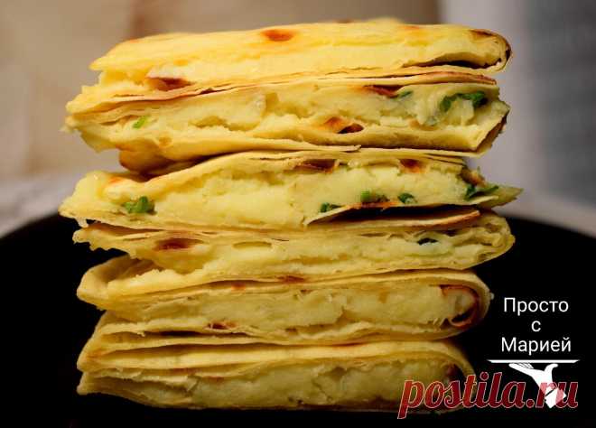 Кыстыбый - татарские лепёшки с картошкой: очень вкусно, а главное, что все продукты доступные | Просто с Марией | Яндекс Дзен