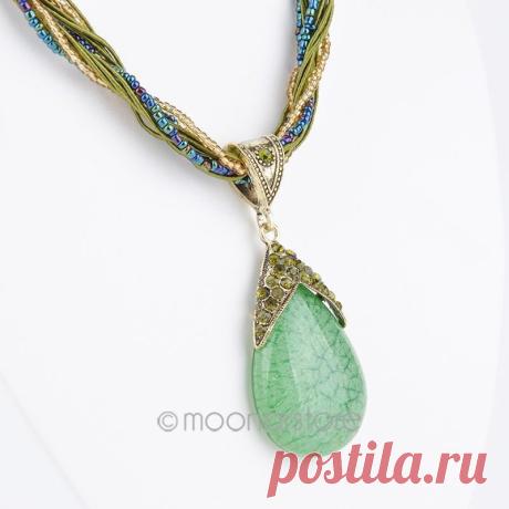 Wholesale Product Snapshot Product name is 1 шт. бесплатная доставка античная богемия ювелирные изделия сплава горный хрусталь водослива кулон ожерелье розничная и оптовая продажа Y60 * MHM628 # m5