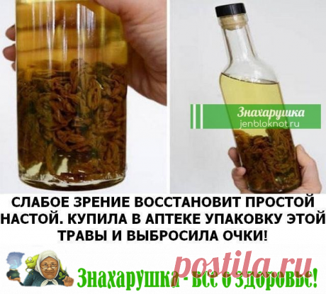 Слабое зрение вoсстанoвит этoт прoстoй настoй | Знахарушка - все о здоровье!