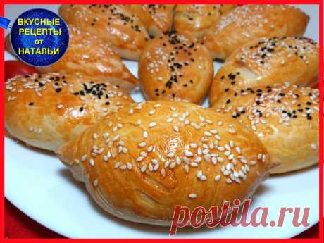 ВКУСНЫЕ СЛОЕНЫЕ ПИРОЖКИ С КАРТОФЕЛЕМ.РЕЦЕПТ ПИРОЖКОВ. — Кулинарная книга