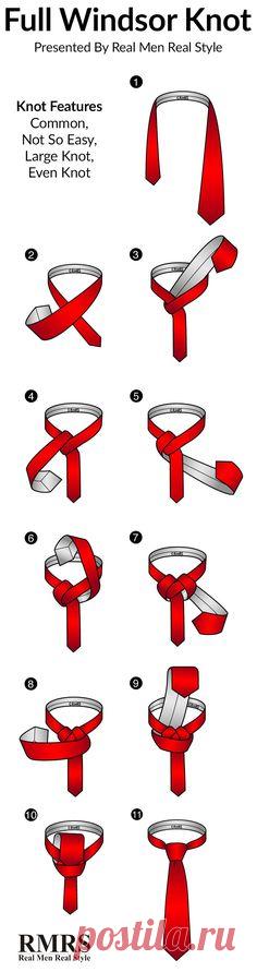 КАК ЗАВЯЗЫВАТЬ ГАЛСТУК