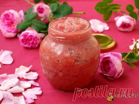 Чайная роза перетёртая с сахаром