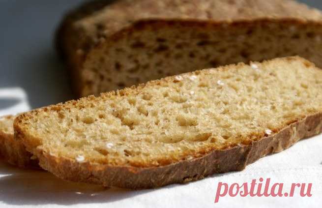 Бездрожжевой хлеб на яблочной закваске