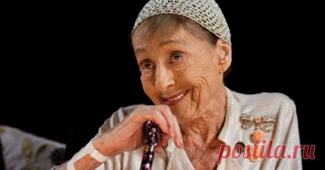 Она правильно питается и Вас научит! Ведь ей 103 года!!!