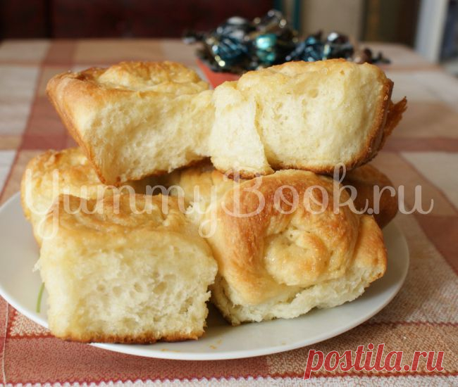 Сахарные булочки в медовой глазури.