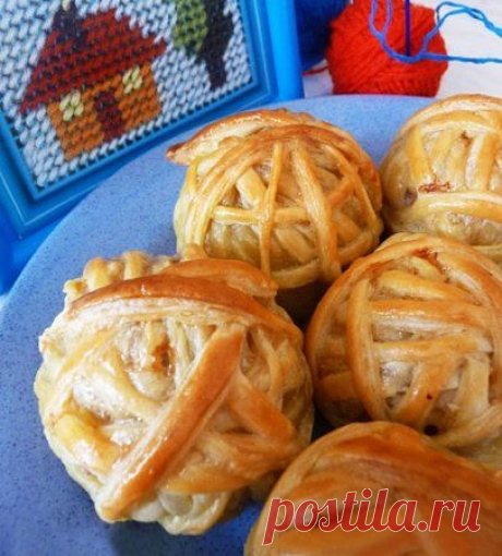 Клубочки из куриного фарша.