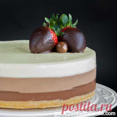 Торт «Три шоколада» (Tarta tres chocolates)
