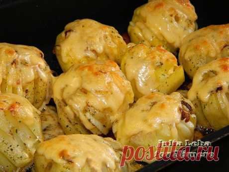 Картофель веером под сыром | Ваши любимые рецепты