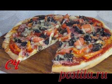 Быстрое Тесто для Пиццы и Великолепная Пицца!!! /Fast Pizza Dough and Gorgeous Pizza !!!
