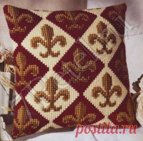 Золотой орнамент 1200-635 (PN-0008585). Подушки и одеяла &gt; Vervaco.