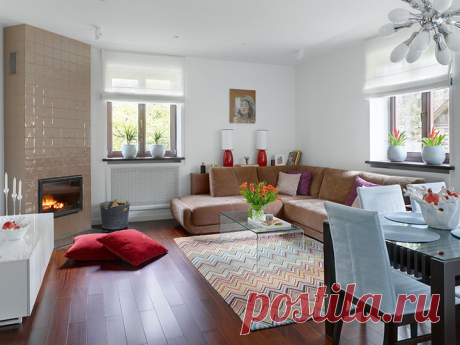 Houzz тур: Большая «перекраска» дома в Подмосковье
