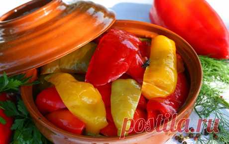 Маринованный сладкий перец: 8 ярких рецептов