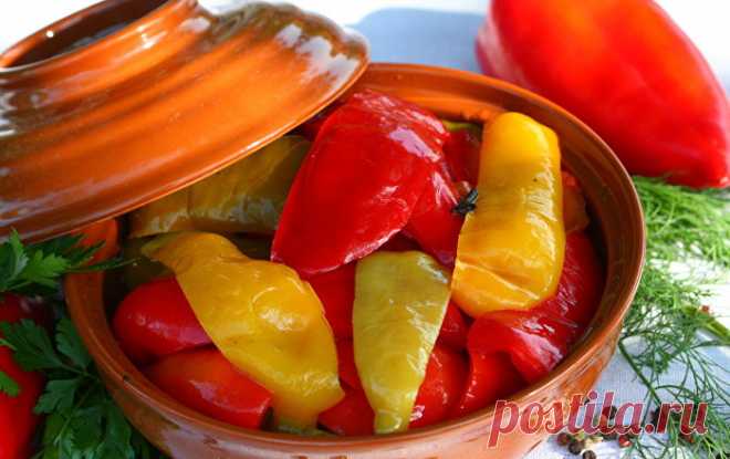 Маринованный сладкий перец: 8 ярких рецептов