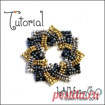 TUTORIAL Beaded Celtic Knots Part 2 Rings Rosettes & by gwenbeads