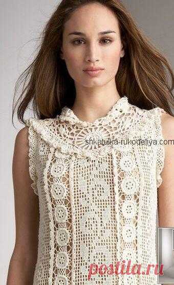 Вечернее платье крючком в филейной технике. Вечерне платье крючком схемы | Шкатулка рукоделия