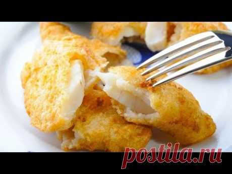 Самая вкусная Рыба в кляре. Рецепт бомба..Пивной кляр..