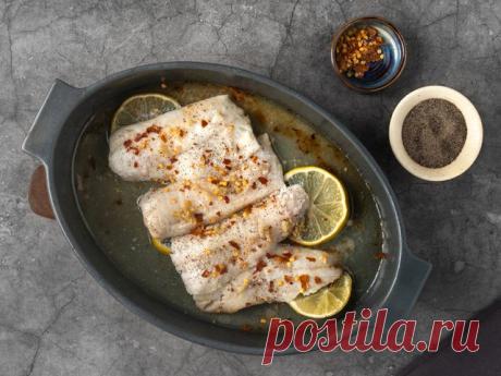 Чесночно-лимонный минтай – пошаговый рецепт приготовления с фото