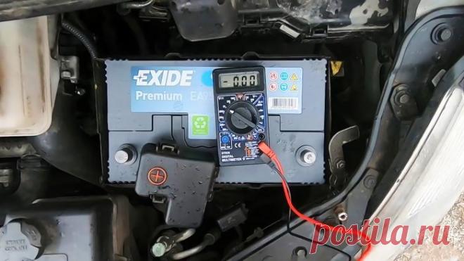 Как проверить состояние аккумулятора при помощи мультиметра | Сделай Сам - Своими Руками Пульс... Рассказываем и показываем, как с помощью обычного цифрового мультиметра можно измерить напряжение автомобильного аккумулятора в разных режимах работы и этим оценить его работоспособность...