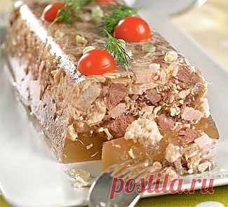 Мясной холодец ассорти.