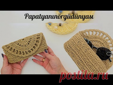 очень полезно | Как сделать очень простой футляр для очков крючком.