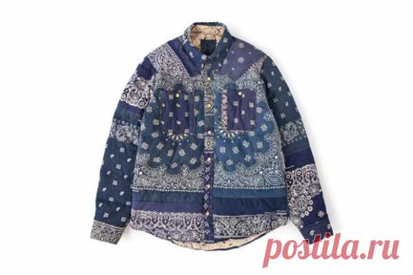 Стеганая рубашка из платков / бандан Visvim +1 / Платки / Модный сайт о стильной переделке одежды и интерьера