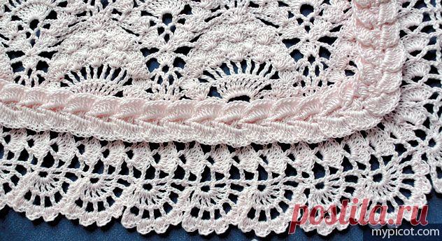 Красивый мотив и обвязывание края — Рукоделие