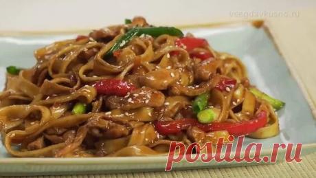 Курица с овощами по-китайски. Вкусный ужин за несколько минут. - смотреть онлайн в поиске Яндекса по Видео