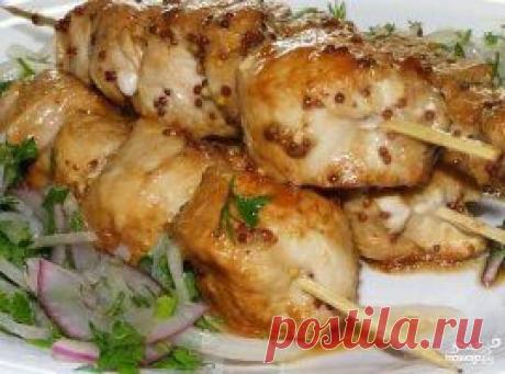 Шашлык из курицы в духовке » Домашние рецепты с любовью!